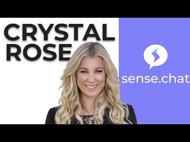 Crystal Rose (CEO) Sense Chat - Blockchain Powered Video and Messaging App