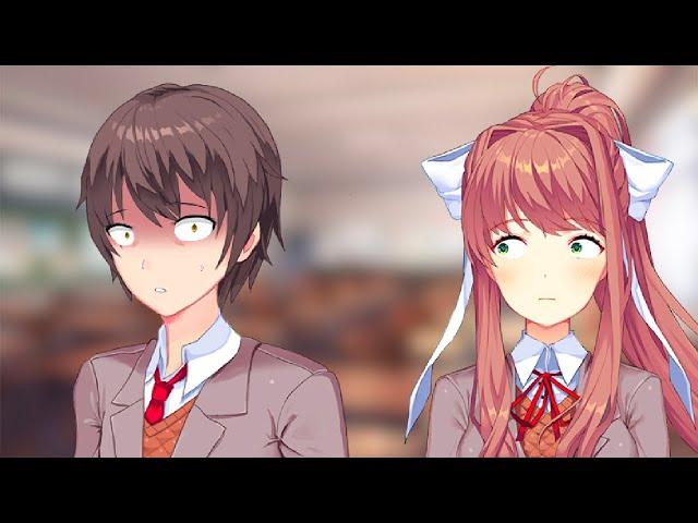 {DDLC Mod} MC and Monika switch bodies!