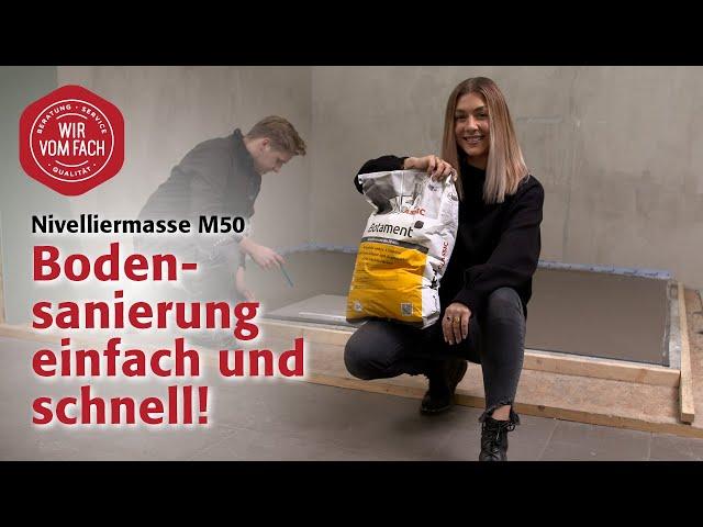 Bodensanierung einfach und schnell! | Botament Nivellierspachtel M50