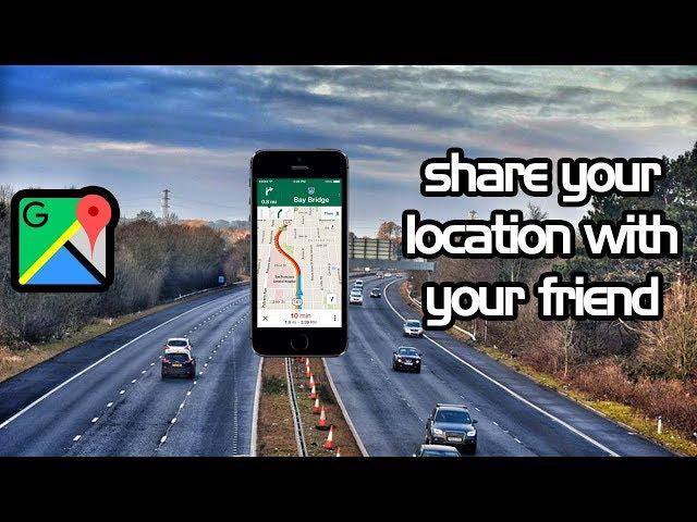 Current location share with your friends-Google map-2019 Sajidz tech