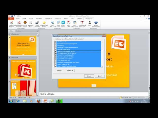 non linear powerpoint dropdown menus on mouse over slidedynamic v2.8