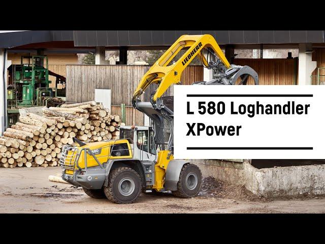 Liebherr - Take it to the next level: The new L 580 Loghandler XPower Generation 6.2