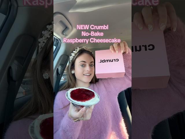 NEW Crumbl No-Bake Raspberry Cheesecake ️🩷#crumbl #raspberrycheesecake #cheesecake