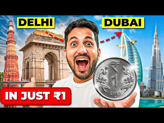 I traveled Delhi to Dubai in ₹1