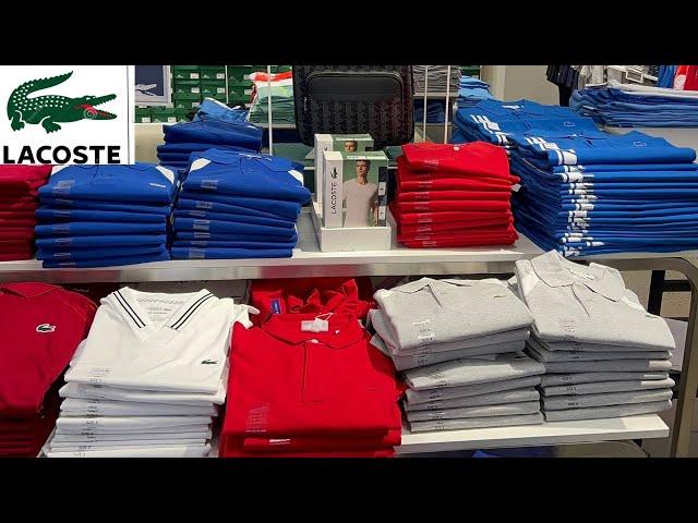 LACOSTE OUTLET STORE~t Shirt on Sale and Shoes Store Walkthrough