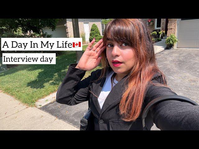 Interview Day Vlog  | A Day in my Life as an international Student in Canada