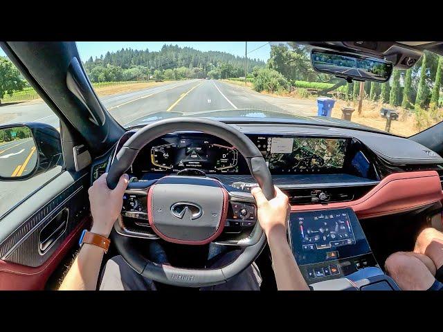 2025 Infiniti QX80 Autograph - POV First Drive (Binaural Audio)