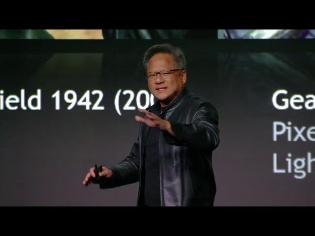 NVIDIA Press Event at CES 2019 with NVIDIA CEO Jensen Huang