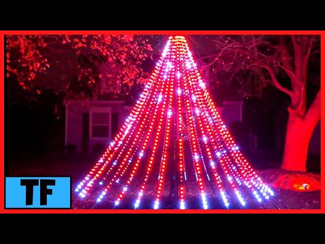 How To Build an LED Pixel Mega Tree (Assembly) For An Outdoor Christmas Lightshow from HolidayCoro