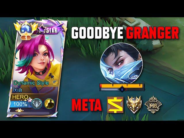 GOODBYE GRANGER GOLD LANE! THIS IXIA BUILD CAN DESTROY META HEROES - MLBB