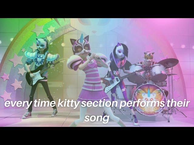 every time kitty section performs their song in miraculous