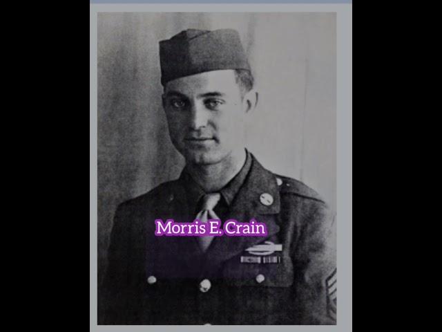 Morris E. Crain  #ww2 the United States military's highest decoration—the Medal of Honor.