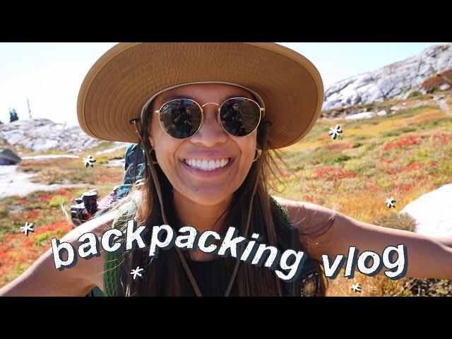 backpacking vlog in washington | fall weekend diaries