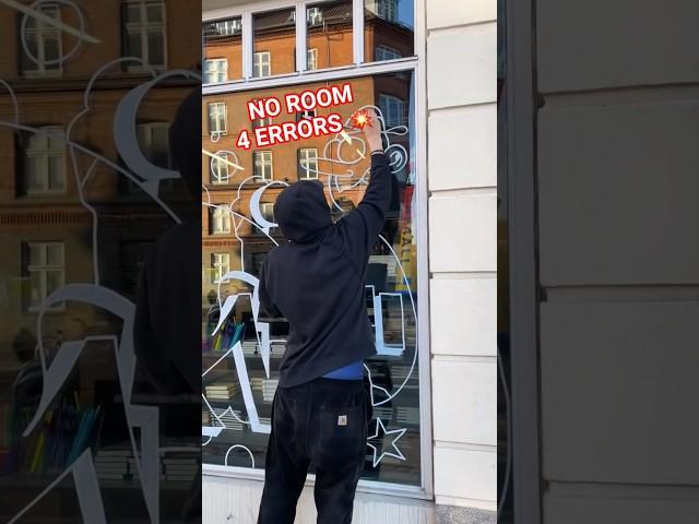  ON GLASS U GOTTA GET IT RIGHT THE 1st TIME  Every line gotta b right  #Graffiti #graffitiart