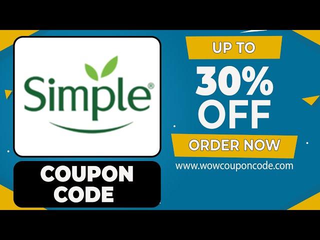 Simple skin care Discount Code | simpleskincare.in