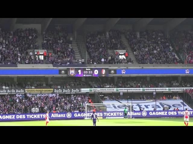 PO1 Anderlecht-Standard Atmosphere after Goal Andy Najar