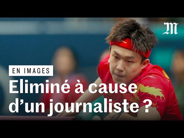 Paris 2024 : un journaliste accusé d’avoir fait perdre le N°1 mondial de tennis de table