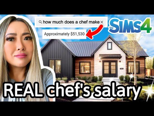 building a house for every career using REAL LIFE salaries in Sims 4: Career build series ep 1