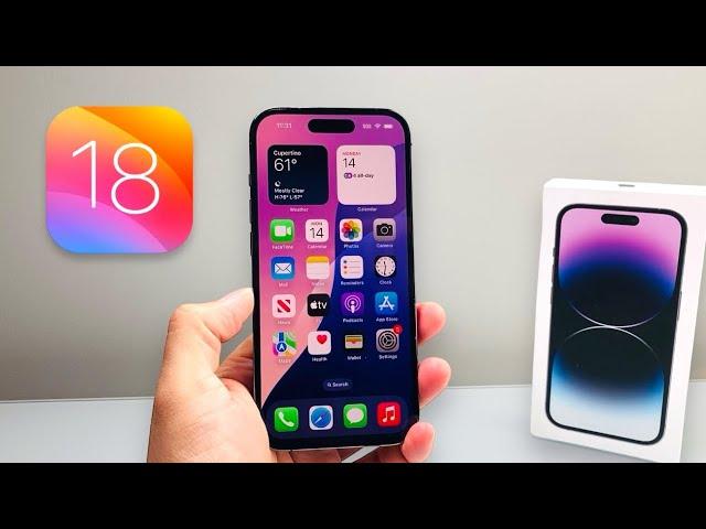 iOS 18 OFFICIAL on iPhone 14 Pro