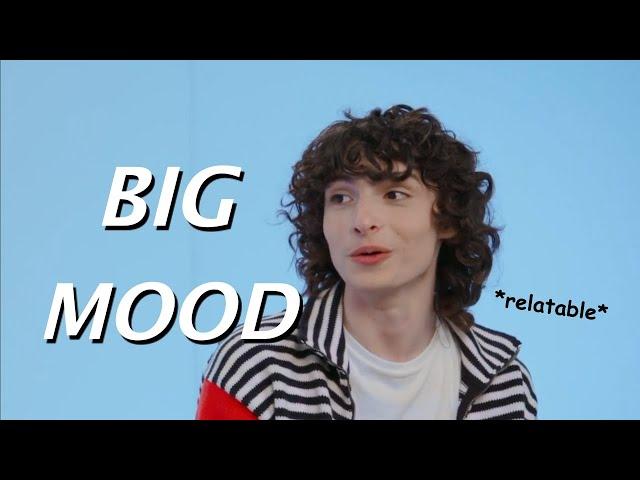 finn wolfhard being a whole MOOD for 5 minutes straight