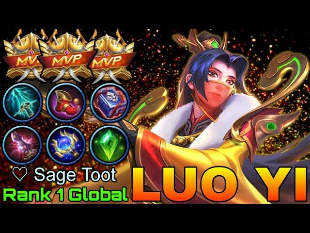 Dawning Fortune Luo Yi MVP Build - Top 1 Global Luo Yi by  Sage Toot - Mobile Legends