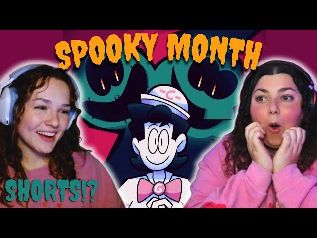 SPOOKY MONTH HAS SHORTS NOW??? | Kevin's Dream Job and Streber's Rehearsal - Mooshroom Reacts