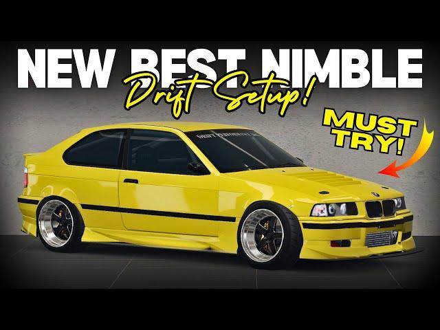 New *BEST* NIMBLE Ultimate Drift Setup ( E36 Compact ) CarX Drift Racing Online