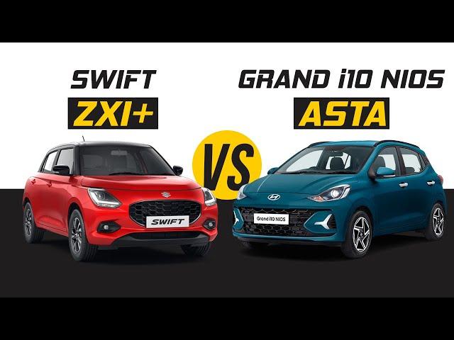 Swift ZXI+ vs Grand i10 Nios Asta | Which Car Is More Value For Money?