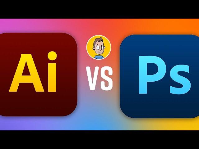 What's the difference between Photoshop and Illustrator?