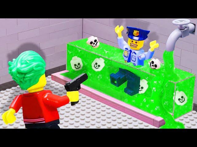 POLICE Locked In ACID TANK - Lego City Police