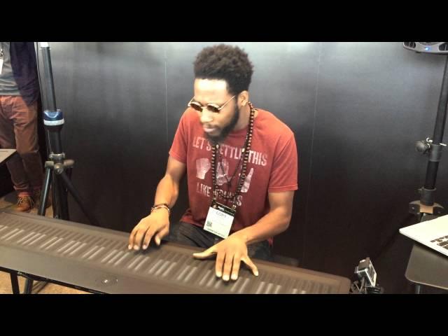 Cory Henry playing the Seaboard at Namm 2015