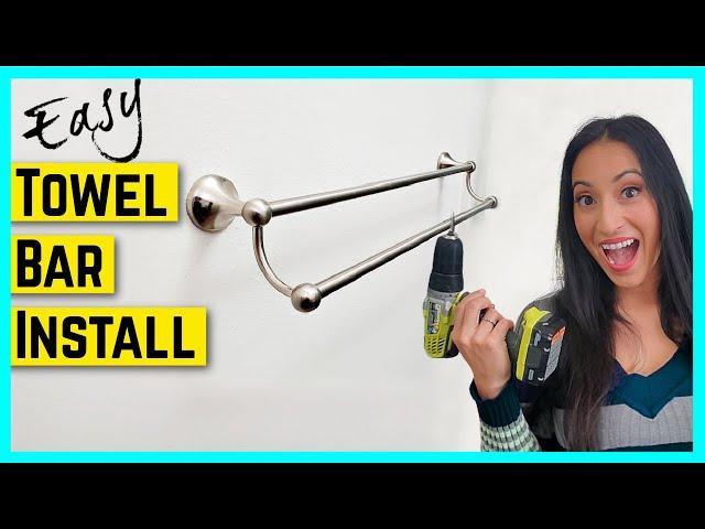 How to Install a Towel Bar in 30 mins  Bennington Lakefront Double Towel Bar Install