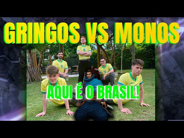 OS GRINGOS VIERAM PRO BRASIL PRA VIRAR HIGHLIGHT DE MONO (MONOS VS GRINGOS MELHORES MOMENTOS)