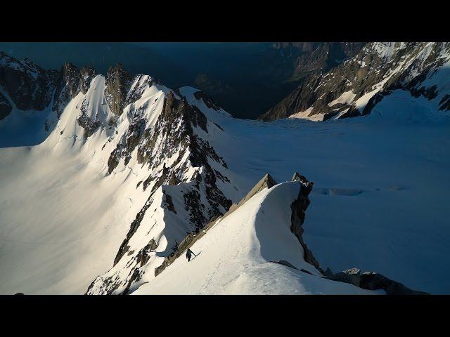 Kuffner ridge Mont Maudit via Helbronner mountain mountaineering Chamonix Mont-Blanc massif