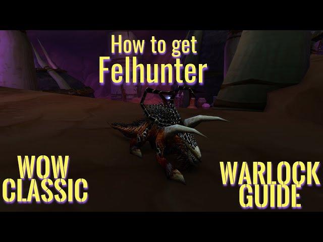 WoW Classic/How to get Felhunter/ Warlock guide Seeking Strahad