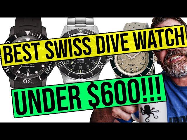 Wow! 3 Crazy Swiss Dive Watches Under $600!!!  Which One is the Best? Tissot vs Glycine vs Squale