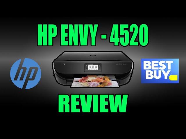 HP ENVY 4520 - ALL IN ONE Printer Review #BlackFriday