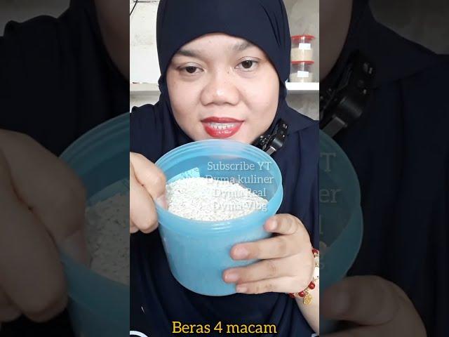 DYMA KULINER ASMR RAW RICE EATING Makan Beras Mentah #mukbang #asmr  @Dymareal @dymavlog