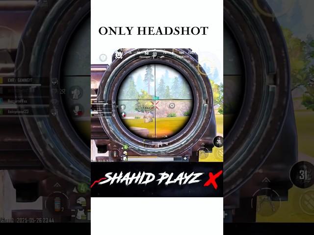 ONLY HEADSHOT LONG RANGE 6X SPRAYS #bgmi #pubg #youtube #gaming #shorts #gamingshorts
