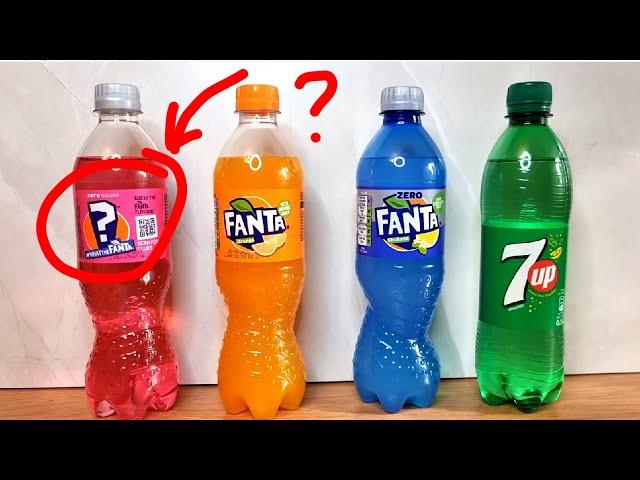 BOTTLE  WHAT THE FANTA SHOKOTA FANTA ORANGE FANTA LIME FANTA RASPBERRY