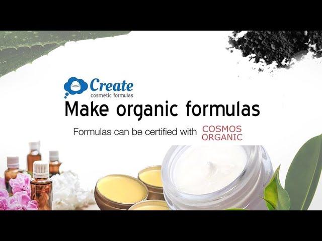 Create Cosmetic Formulas - Make organic formulas