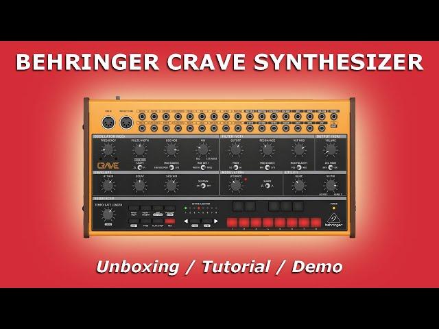 BEHRINGER CRAVE Semi Modular Synthesizer | Unboxing / Setup / Demo