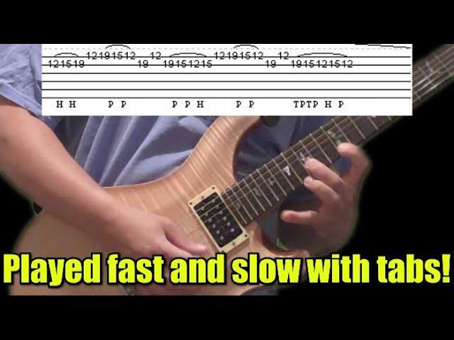 Beat It (guitar solo) - Guitar Lesson with Tabs, Part One of Two