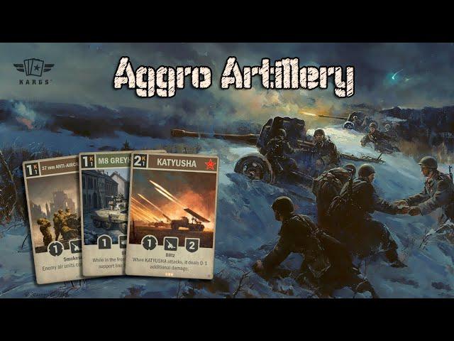 KARDS The WWII Card Game. Советская колода Aggro Artillery.