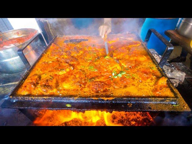 Hot Lava Fish Fry!! Insane Indian Street Food in Kerala | Kozhikode, India!