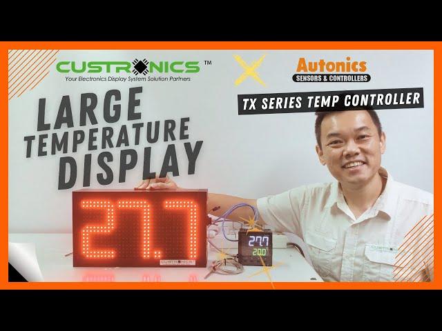 #Custronics X #Autonics #TXseries Large Digital Temperature Display Panel #TX4m #TX4L #TX4s #TX4h