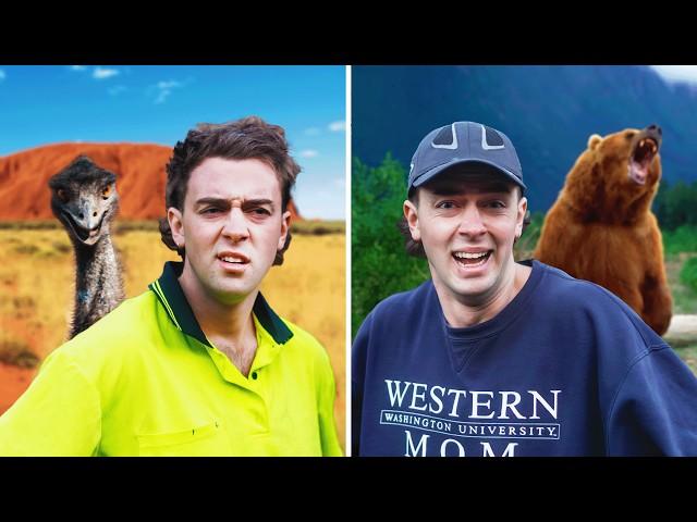 Aus vs USA wildlife...