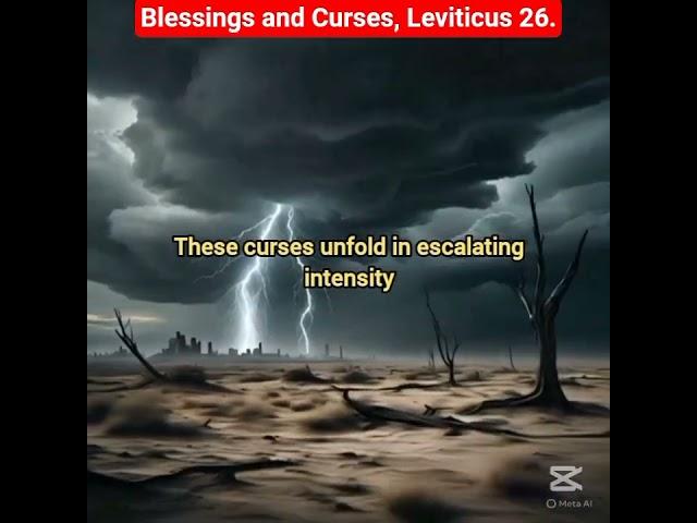 Blessings and Curses, Leviticus 26. Bible stories and words of wisdom. #jesus #facts #biblestories