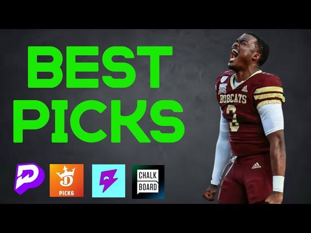 Prizepicks CFB Player Props for Tuesday Texas State vs Louisiana 10/29/24