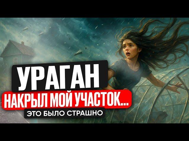Ураган накрыл мой участок... это было страшно